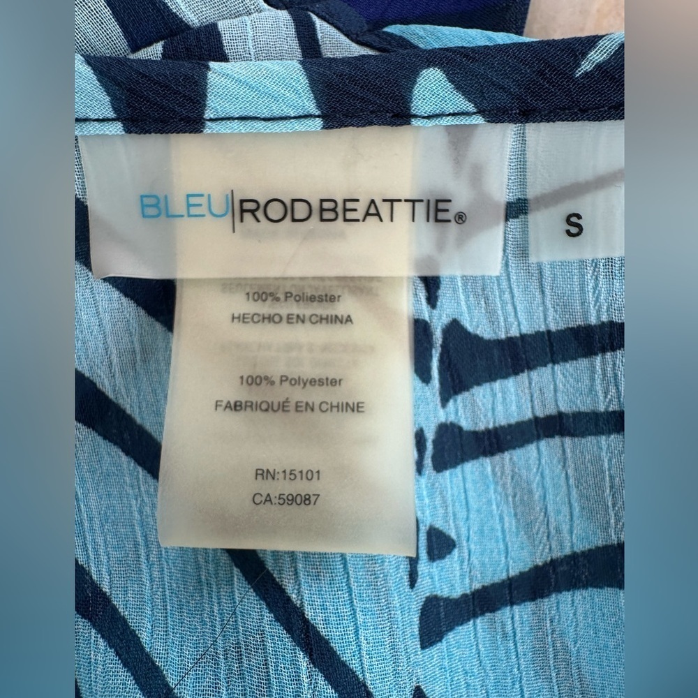 BLUE RODBEATTIE WOMENS COVERUP SZ SMALL PURPLE and BLUE - Picture 8 of 10